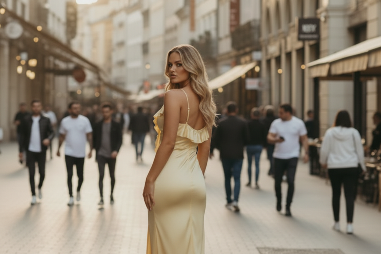 Satin Slip Dress
