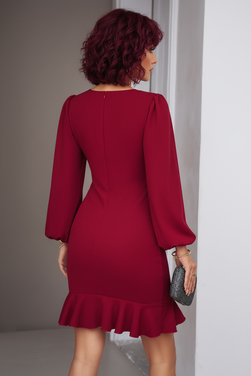 Puff Sleeve Dress