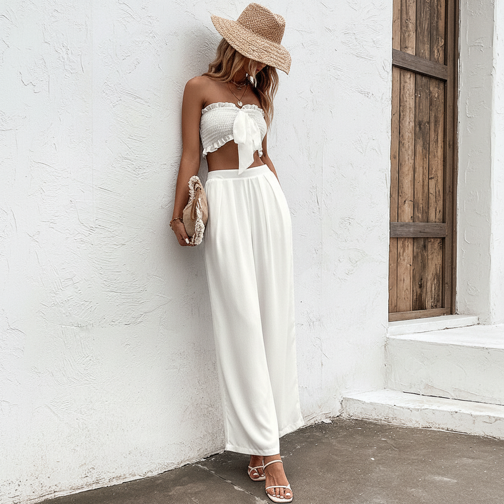Ruffled Skirt Set