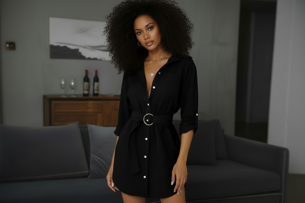 Relaxed Shirt Dress