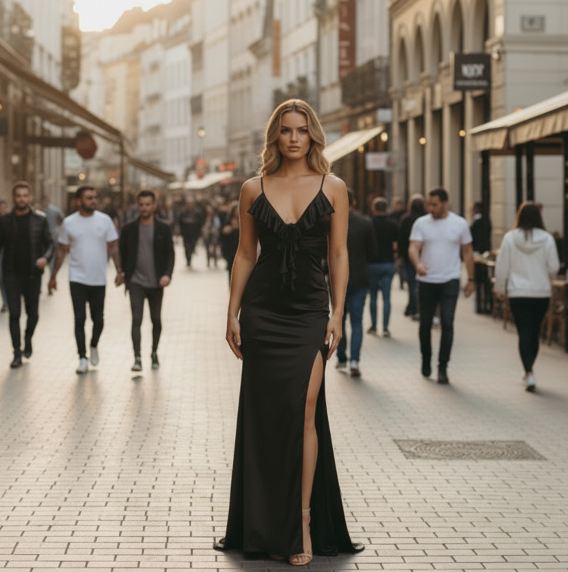 Satin Slip Dress