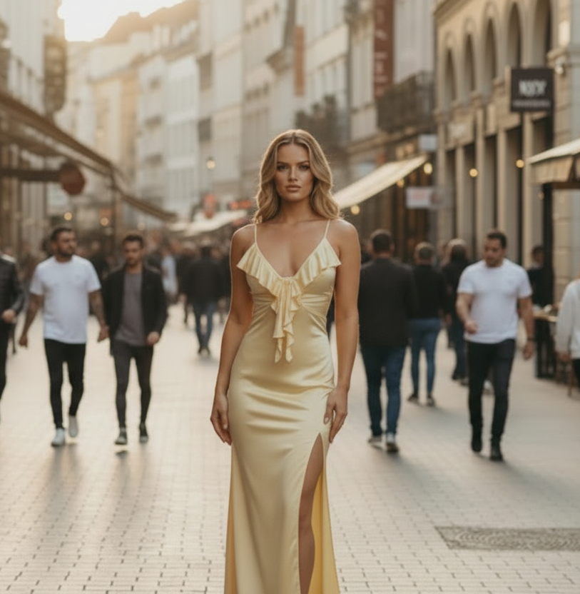 Satin Slip Dress