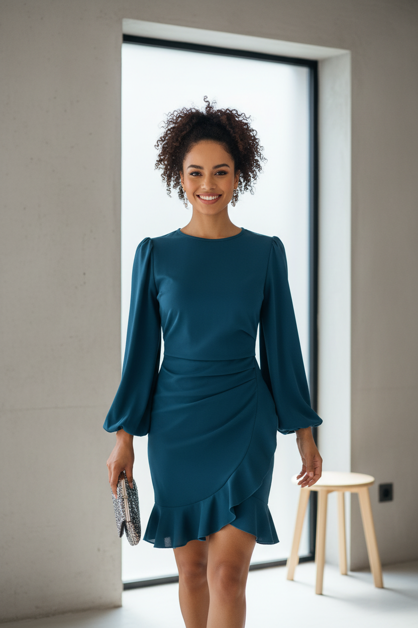 Puff Sleeve Dress