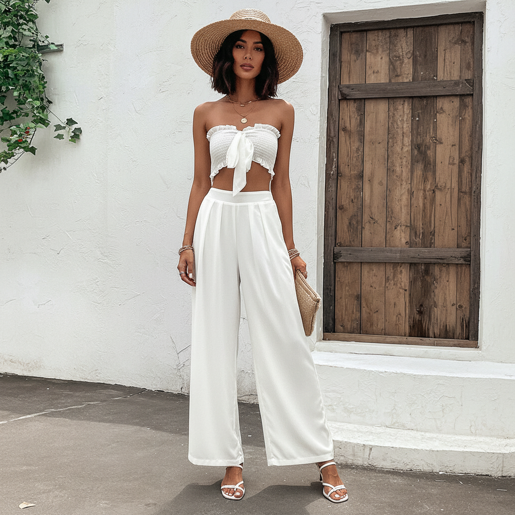 Ruffled Skirt Set