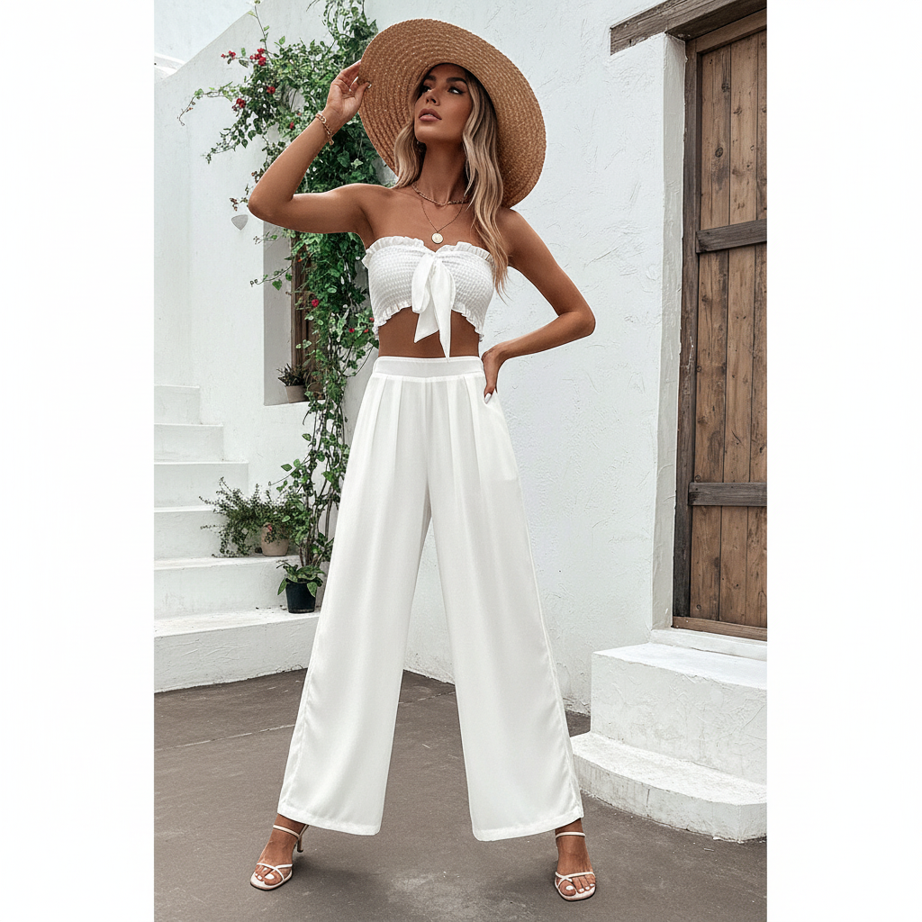 Ruffled Skirt Set