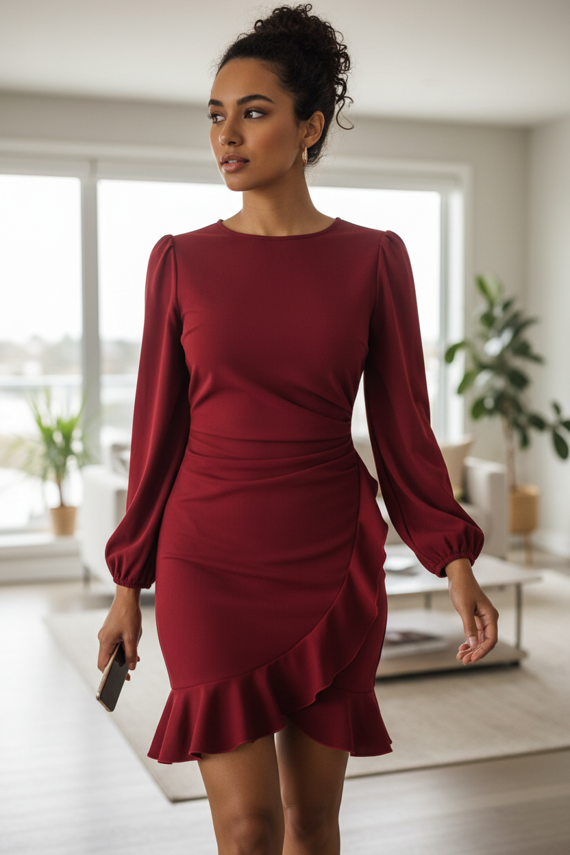 Puff Sleeve Dress