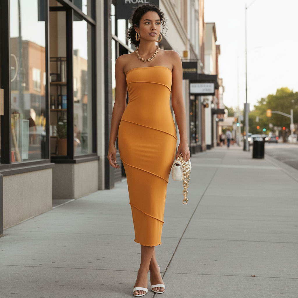 Strapless Dress